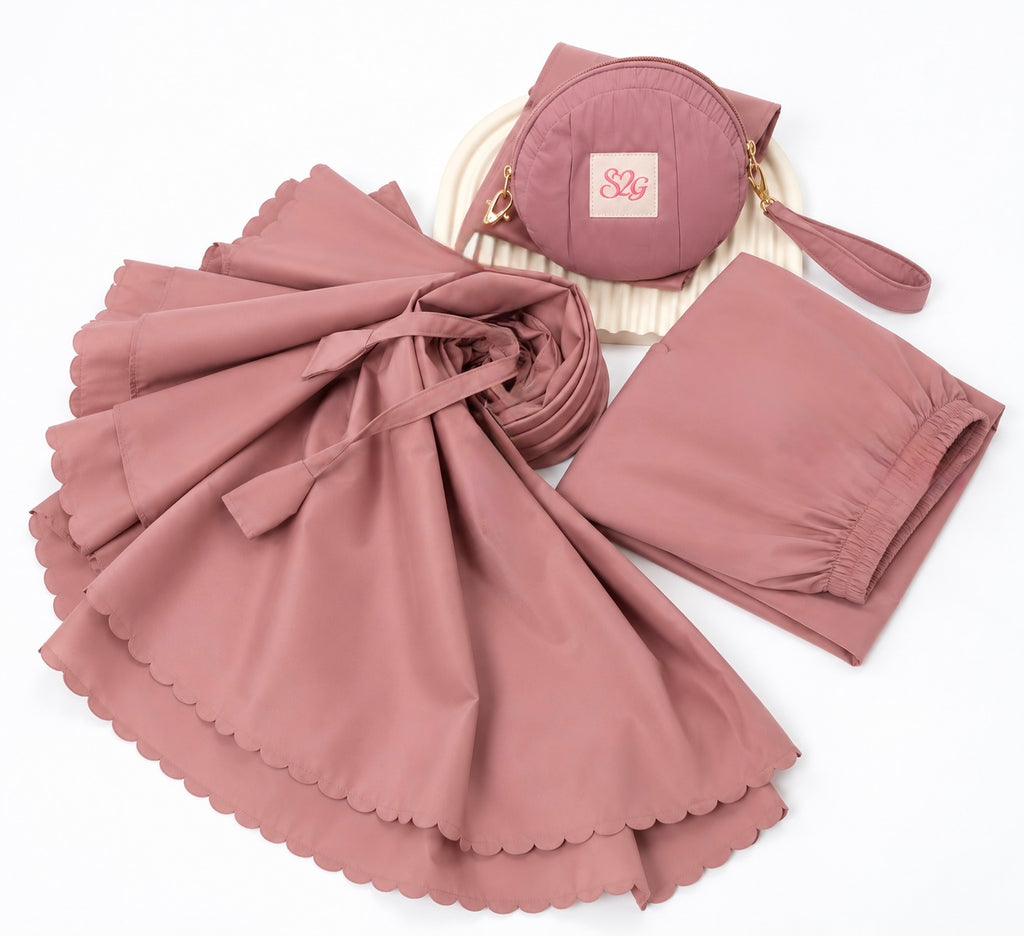 Dusty Rose Prayer Set